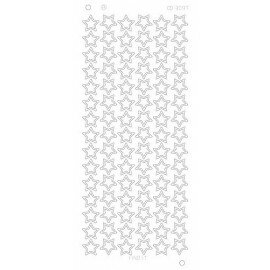 CD3097 Stickervel Sterren - Goud of Zilver