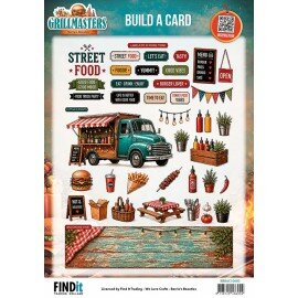 BBBAC10002 Berrie's Beauties- Build A Card - Grillmasters - Street Food