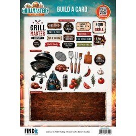 BBBAC10001 Berrie's Beauties- Build A Card - Grillmasters - Grillmaster