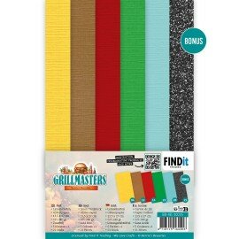BB-4K-10035 Linen Cardstock Pack - Berries Beauties - Grillmasters - 4K