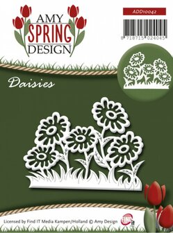 ADD10042 Die/Snijmal - Amy Design - Spring/Lente - Daisies/Bloemetjes