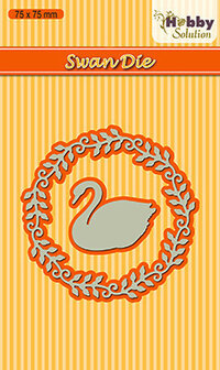 HSJD006 Snijmal &ndash; Nellie&rsquo;s Snellen: Hobby Solution &ndash; Swan/Zwaan