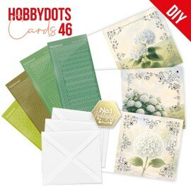 DODOPP046 Hobbydots Cards 46  -  White Hydrangea