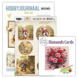 SETHJ255 SET Hobbyjournaal 255 - DDDC1224 - Red Roses