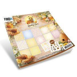 BBPP10043 Paperpack - Berries Beauties - Sweet Honey Bees 20 x 20 cm
