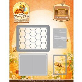 BBD10113 Dies - Berries Beauties - Sweet Honey Bees - Bee Happy Windows