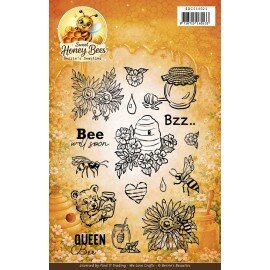 BBCS10021 Clear Stamp- Berrie's Beauties - Sweet Honey Bees