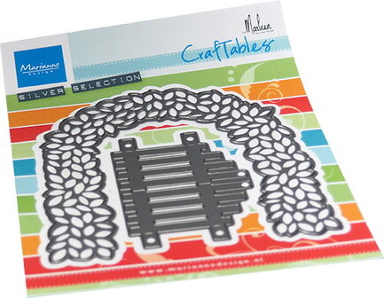 CR1536 Marianne Design Craftables stencil Arch by Marleen