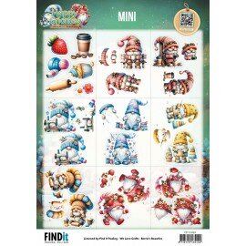 CD12483 Cutting Sheet - Berries Beauties - Happy Gnomes - Mini