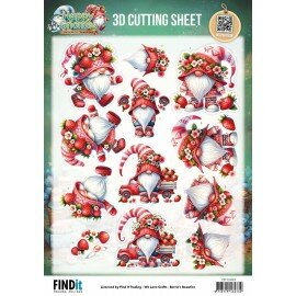 CD12482 3D Cutting Sheet - Berries Beauties - Happy Gnomes - Berry Cute