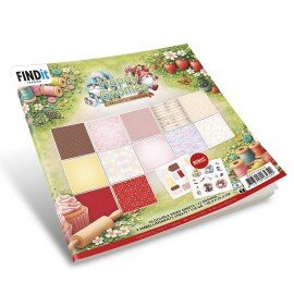 BBPP10044 Paperpack - Berries Beauties - Happy Gnomes 20 x 20 cm