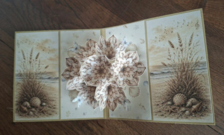 Fairybells beige combi knipvellen 3 stuks voor pop-up en decoupage