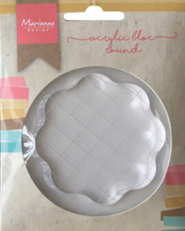 LR0012 Acryl stempelblok klein rond - Marianne Design