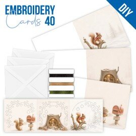 STDOPP040 Stitch and Do Cards 40 - Christmas Squirrel