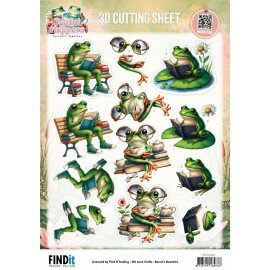 CD12492 3D Cutting Sheet - Berries Beauties - Joyful Hoppers - Pondside Pages