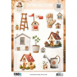 CD12534 Find It Collection - Cutting Collection - Home Sweet Home - Home in Bloom