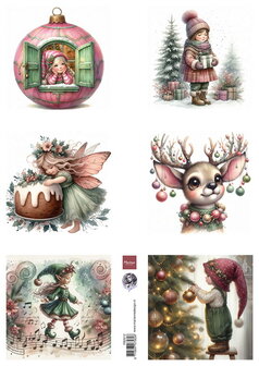 Marianne Design / Fairybells Knipvel Enchanted Christmas A4