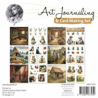Fairybells Art Journaling &amp; Card Making Set Boerderij