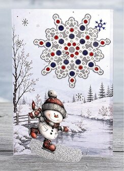 3D Pushout Sheet - Berries Beauties - Whimsical Christmas - Snowmen