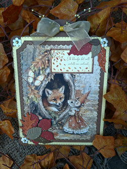 Fairybells Collage boek Herfst bosmuisjes