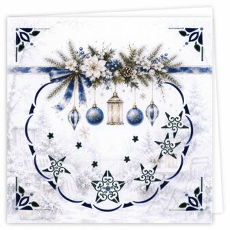 Hobbydots Cards 51 - Blue Christmas Serenity