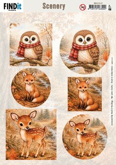 Scenery Push out - Find It Collection - Autumn Charm