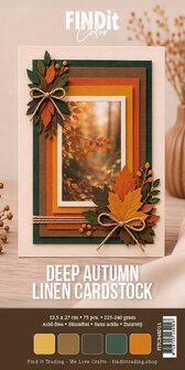 Find It Color - Linen Cardstock Pack 4K - Deep Autumn Pack