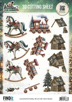 3D Cutting Sheet - Berries Beauties - Good Old Christmas - Christmas Toys