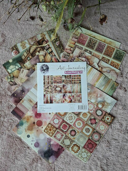 Fairybells Art Journaling &amp; Card Making Backgrounds Set Vintage muizen