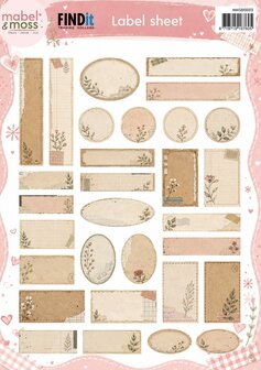 Mabel and Moss Label Sheet - Winter Frames