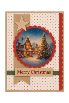 Scenery Push out - Berries Beauties - Magical Winter Village - Square