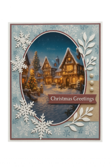 Scenery Push out - Berries Beauties - Magical Winter Village - Round