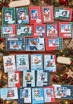Berrie's Beauties - Complete Card Kit - Christmas Stamps Animals