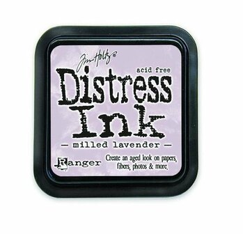 Ranger Tim Holtz Distress Ink Milled Lavender detail