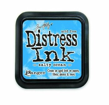 Ranger Tim Holtz Distress Ink Salty Ocean detail