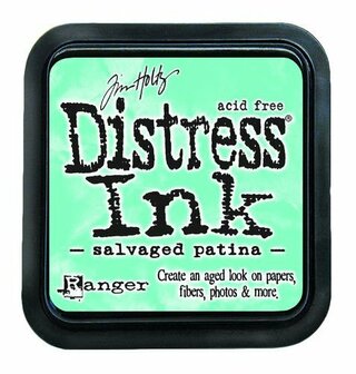Ranger Tim Holtz Distress Ink Salvaged Patina detail
