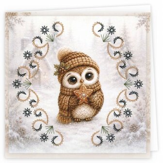 Complete Stitch and Do borduurset voor het maken van drie handgemaakte kaarten.