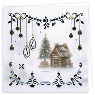 Hobbydots Cards met creatieve kerstmotieven om zelf feestelijke kaarten te maken.