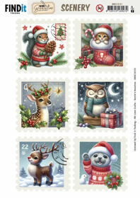 Tafereel-uitdrukvel &ndash; Berries Beauties &ndash; 10151 &ndash; Kerststempels 2