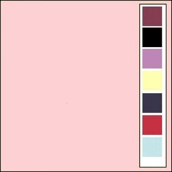 16 Card Deco Linnen 135x270mm 10 vel Roze 240 grams