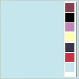 27 Card Deco Linnen A4 10 vel Baby Blauw 240grm