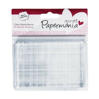 PMA9031002 Papermania Clear Stamp Block 2,75x4" (7x9,2cm)