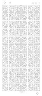 CD3070 Stickervel Corners S Goud of Zilver