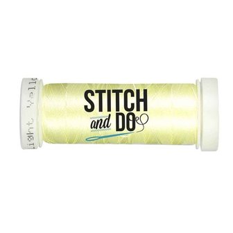 Stitch &amp; Do 200 m - Borduurgaren - Linnen &ndash; Lichtgeel