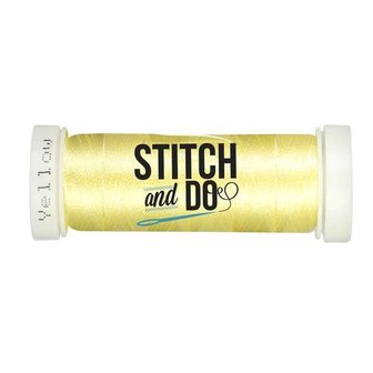 Stitch &amp; Do 200 m - Borduurgaren - Linnen &ndash; Geel