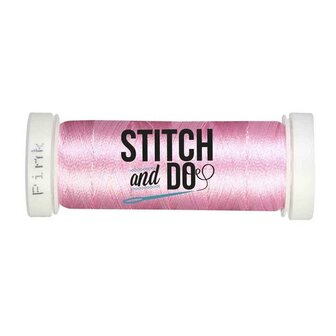 Stitch &amp; Do 200 m - Borduurgaren - Linnen &ndash; Roze