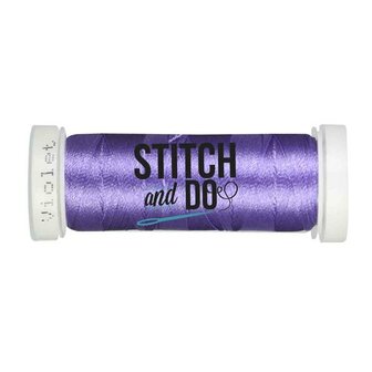 Stitch &amp; Do 200 m - Borduurgaren - Linnen &ndash; Violet