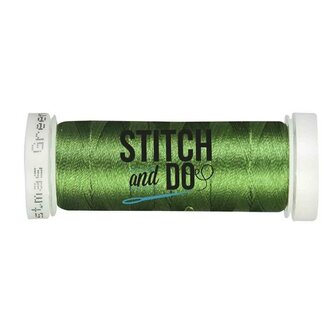 Stitch &amp; Do 200 m - Borduurgaren - Linnen &ndash; Kerstgroen