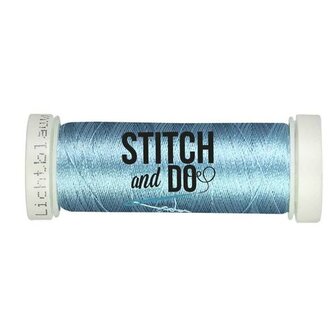 Stitch &amp; Do 200 m - Borduurgaren - Linnen &ndash; Lichtblauw