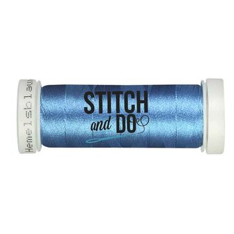 Stitch &amp; Do 200 m - Borduurgaren - Linnen &ndash; Hemelsblauw